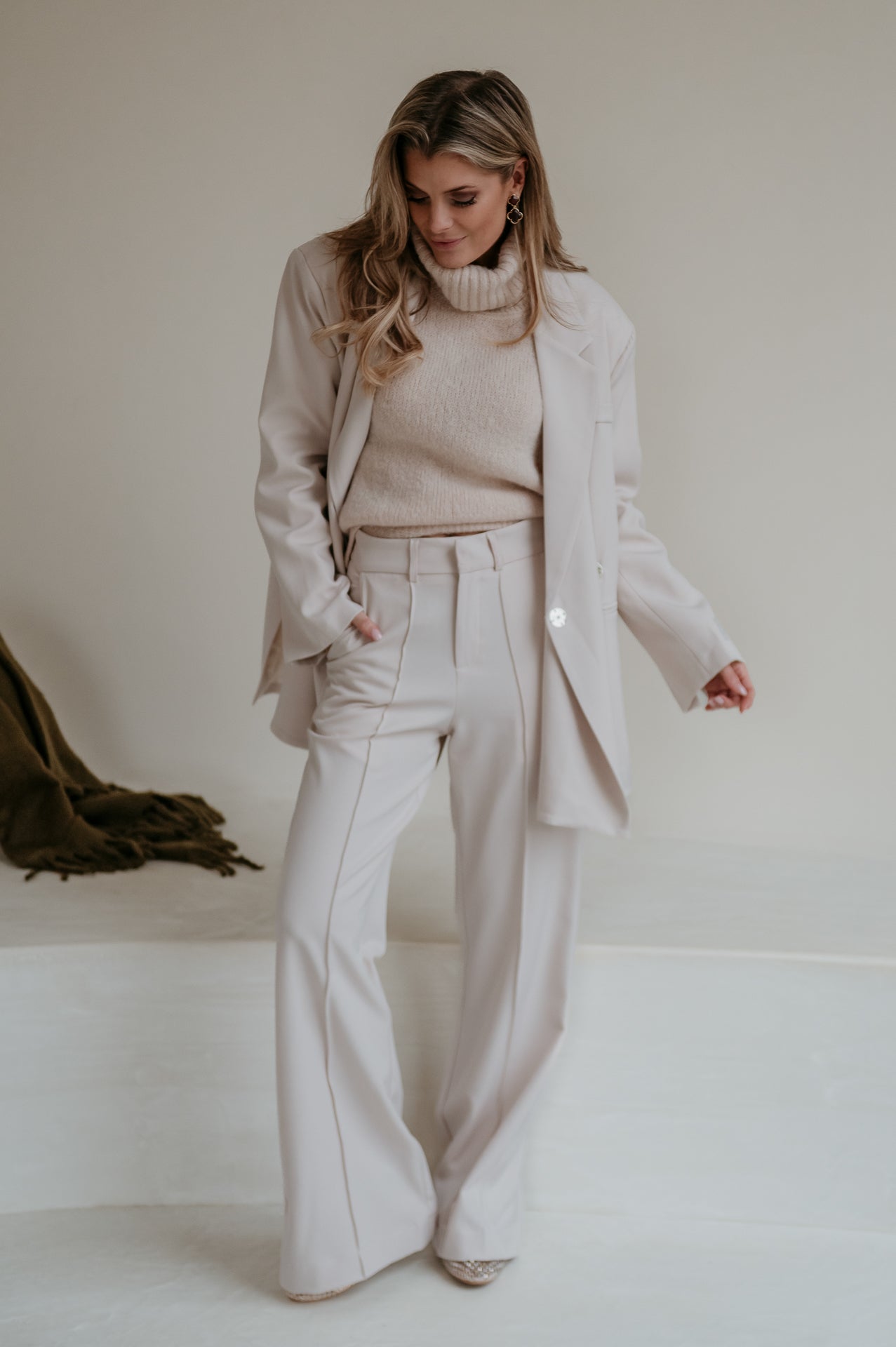 Rabbrivo blazer I Beige