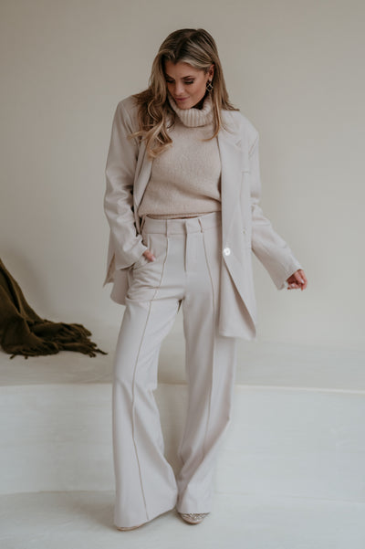 Rabbrivo blazer I Beige