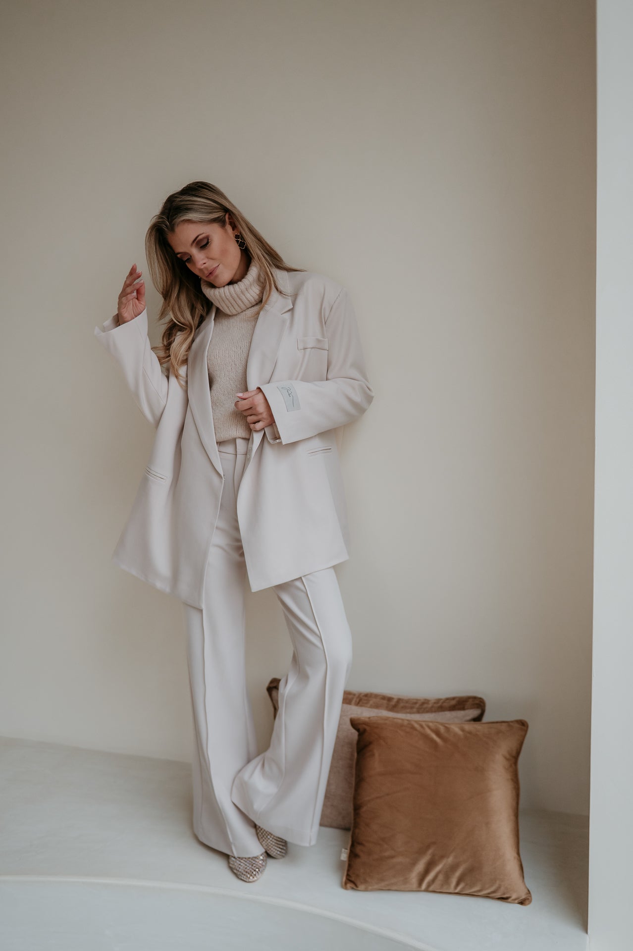 Rabbrivo blazer I Beige