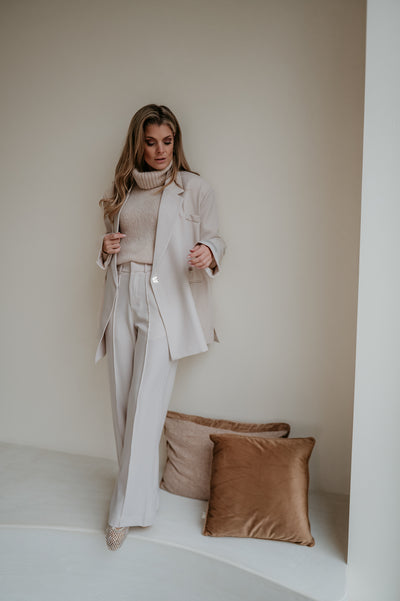 Rabbrivo blazer I Beige