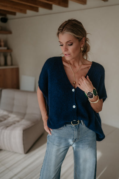 Impero knit I Blue