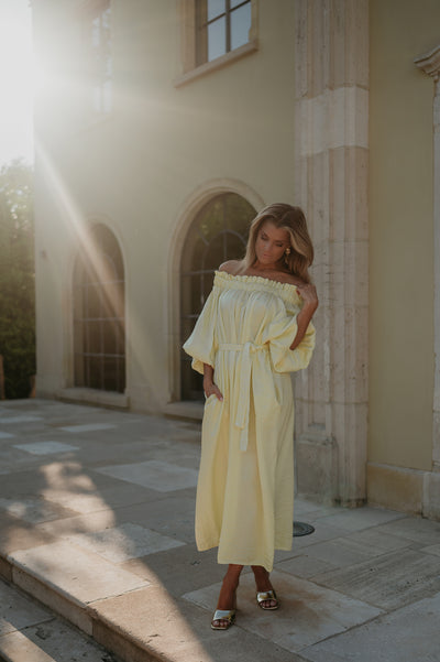 Gonfiare dress I Yellow