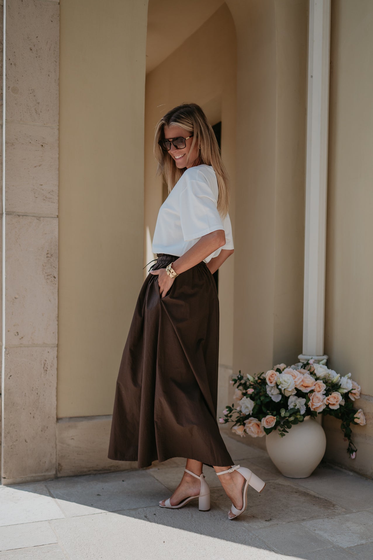 Splende skirt I Chocolate Brown