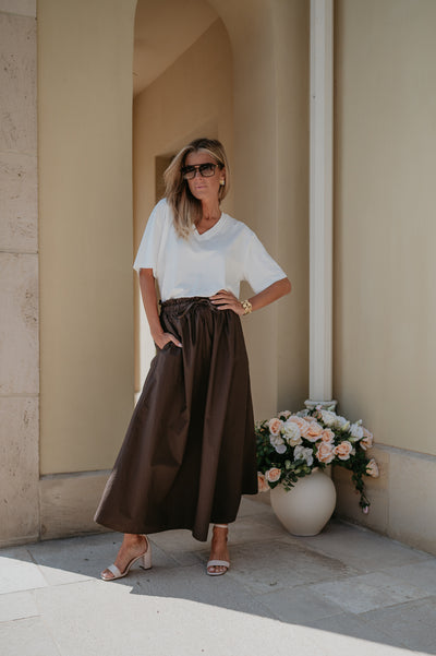 Splende skirt I Chocolate Brown
