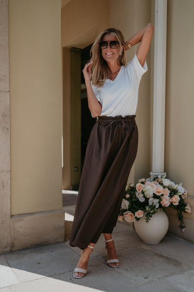 Splende skirt I Chocolate Brown