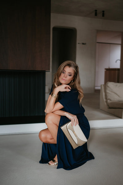 Cognomi dress I Navy Blue