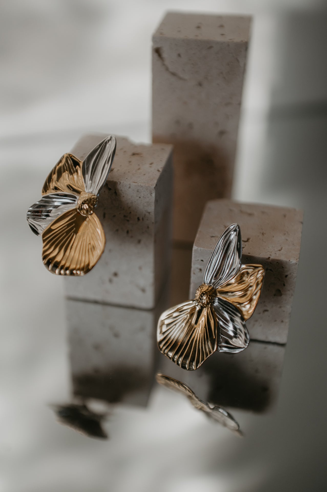 Anive earrings I Gold & Silver