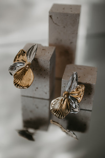Anive earrings I Gold & Silver