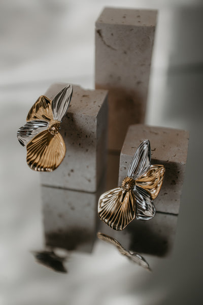 Anive earrings I Gold & Silver