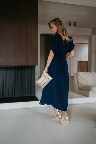 Cognomi dress I Navy Blue