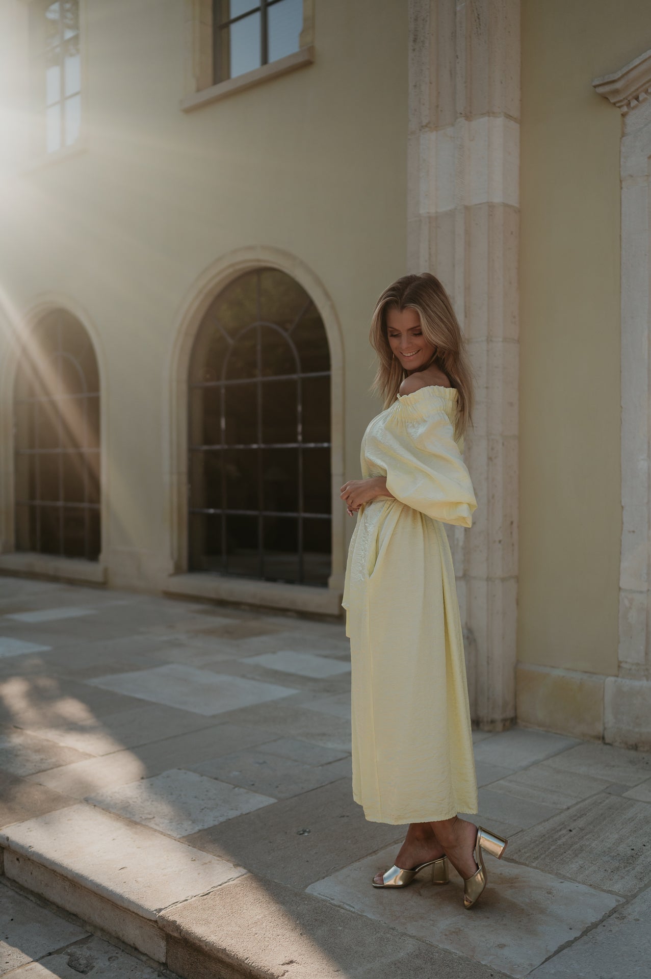 Gonfiare dress I Yellow