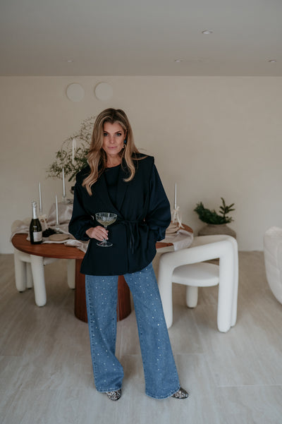 Trode blazer I Navy Blue