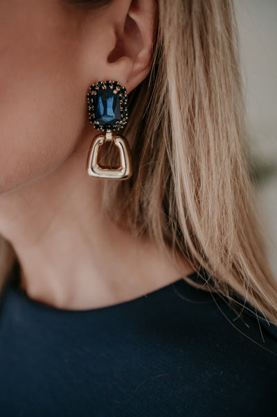 Truva earrings I Blue