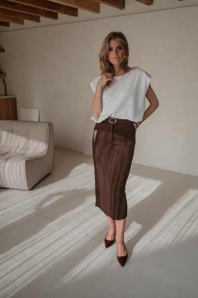 Malvagio skirt I Chocolate Brown