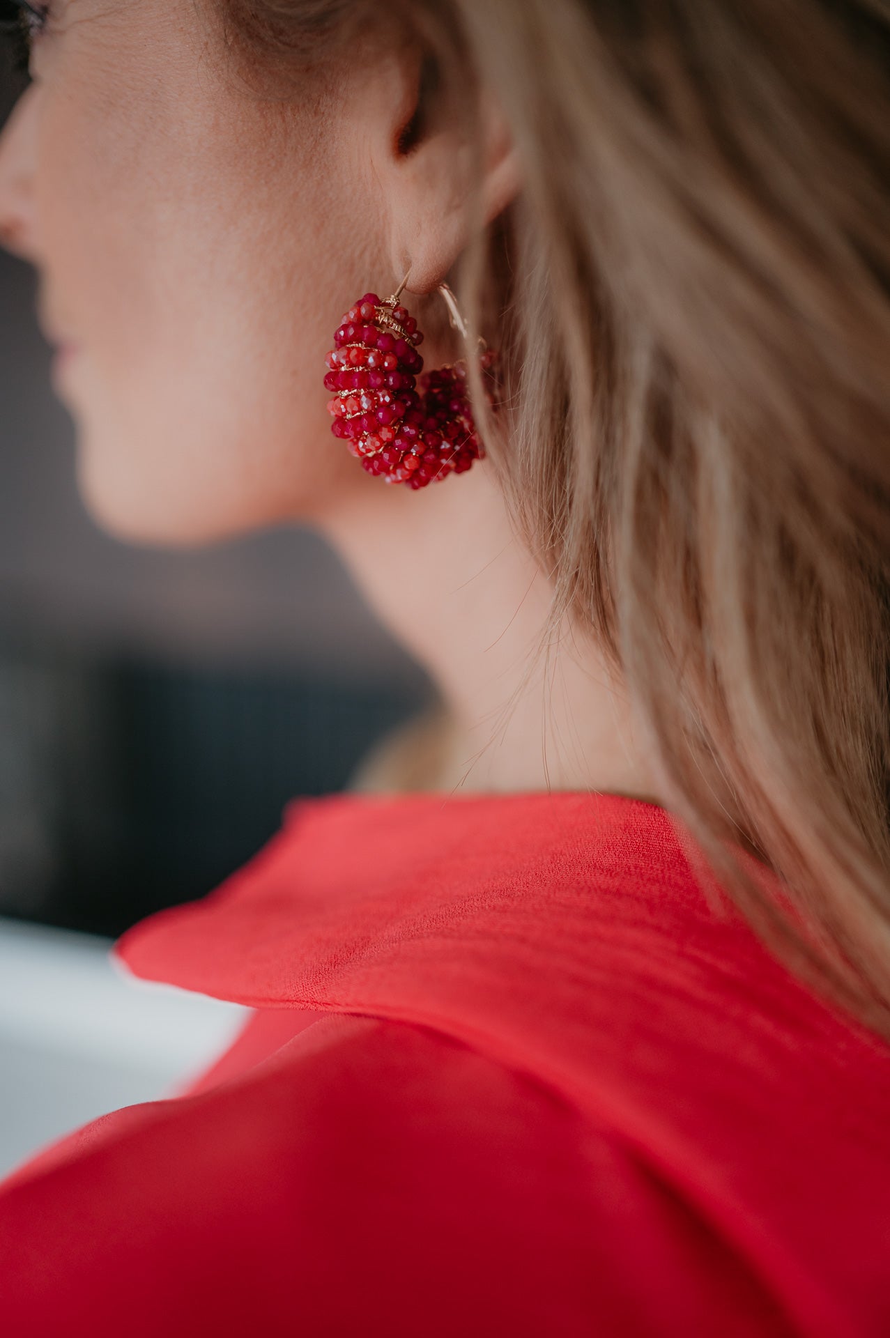 Lamento earrings I Pink
