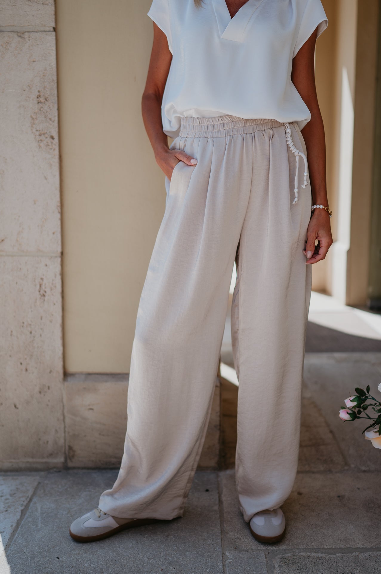 Raccolgo trousers I Beige