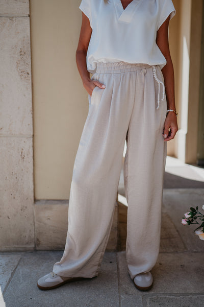 Raccolgo trousers I Beige