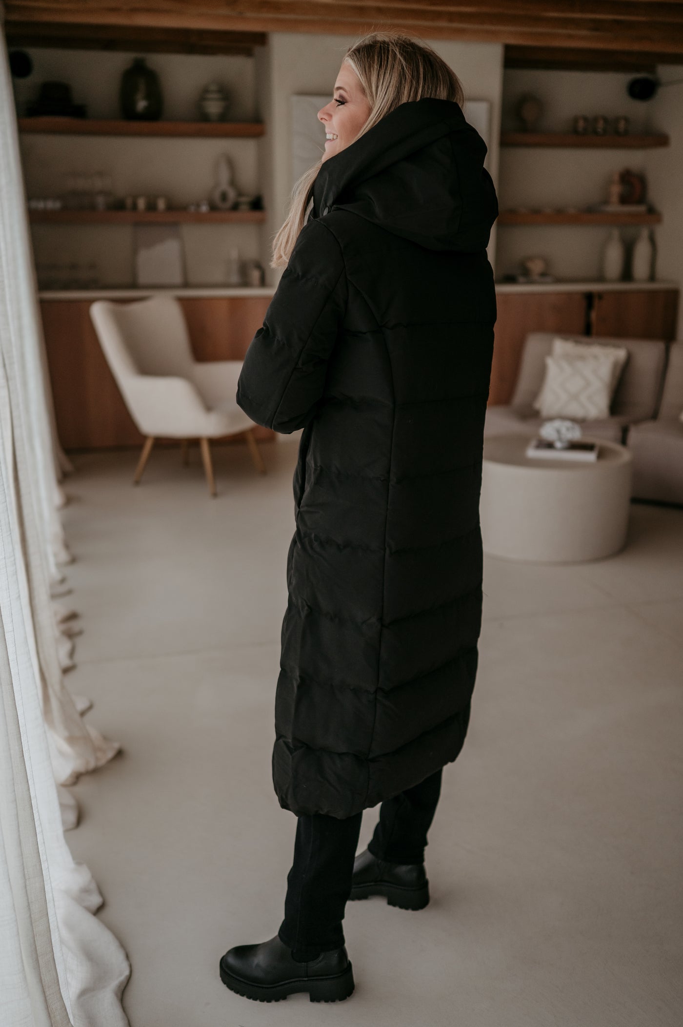 Affabile coat I Black