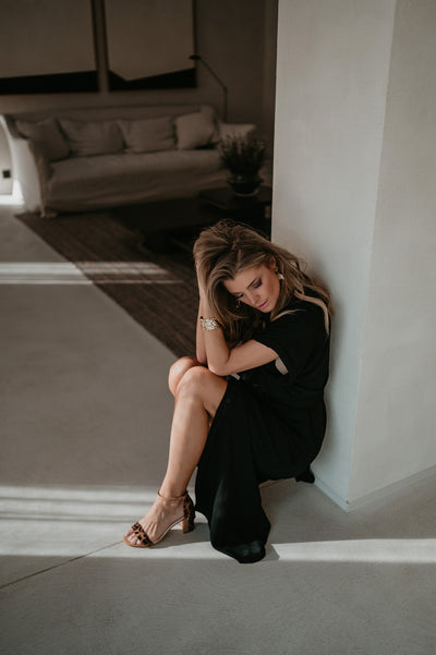 Cognomi dress I Black