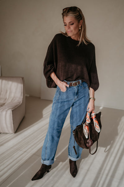 Frana knit I Chocolate Brown