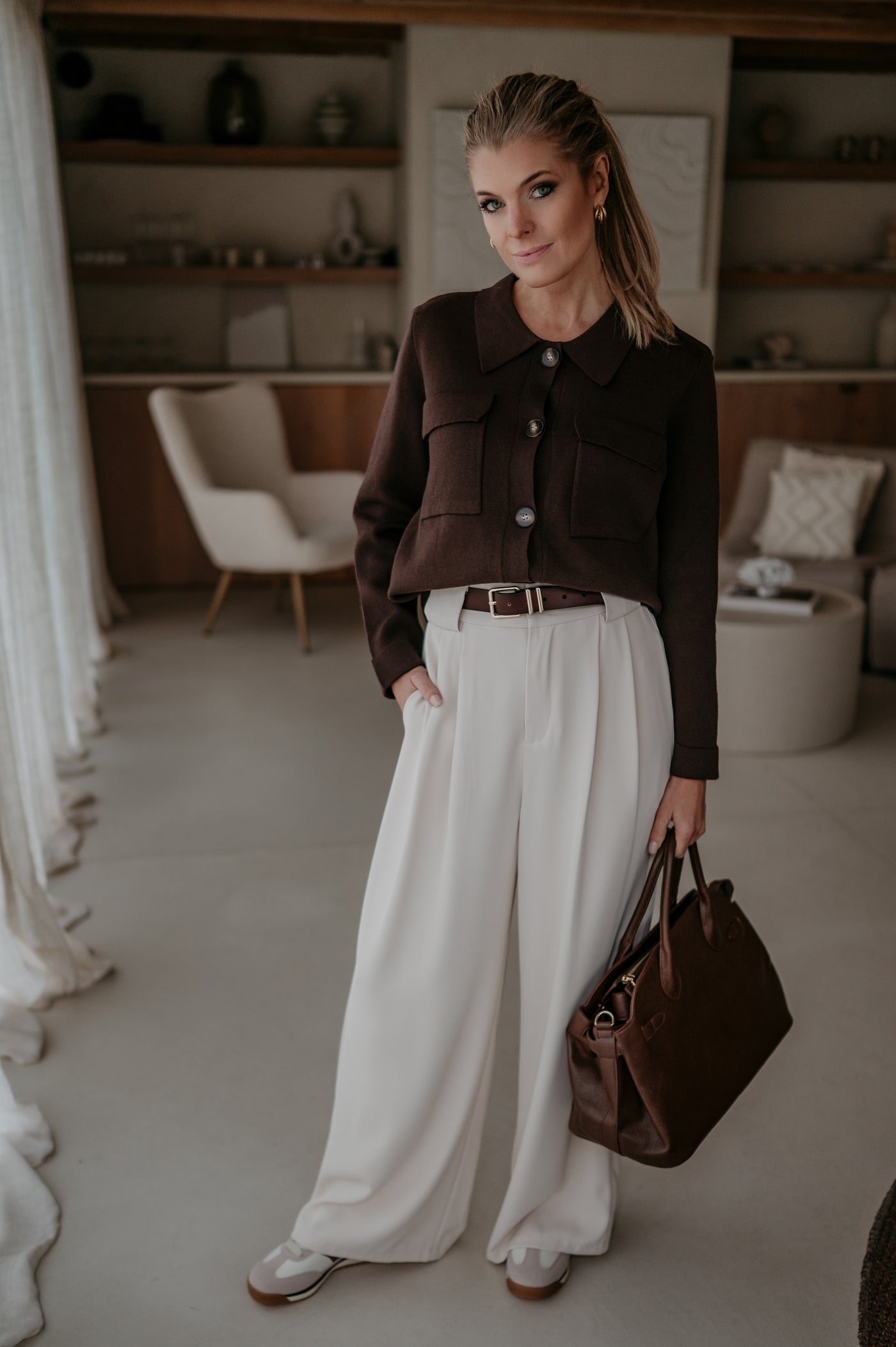 Insomma cardigan I Chocolate Brown