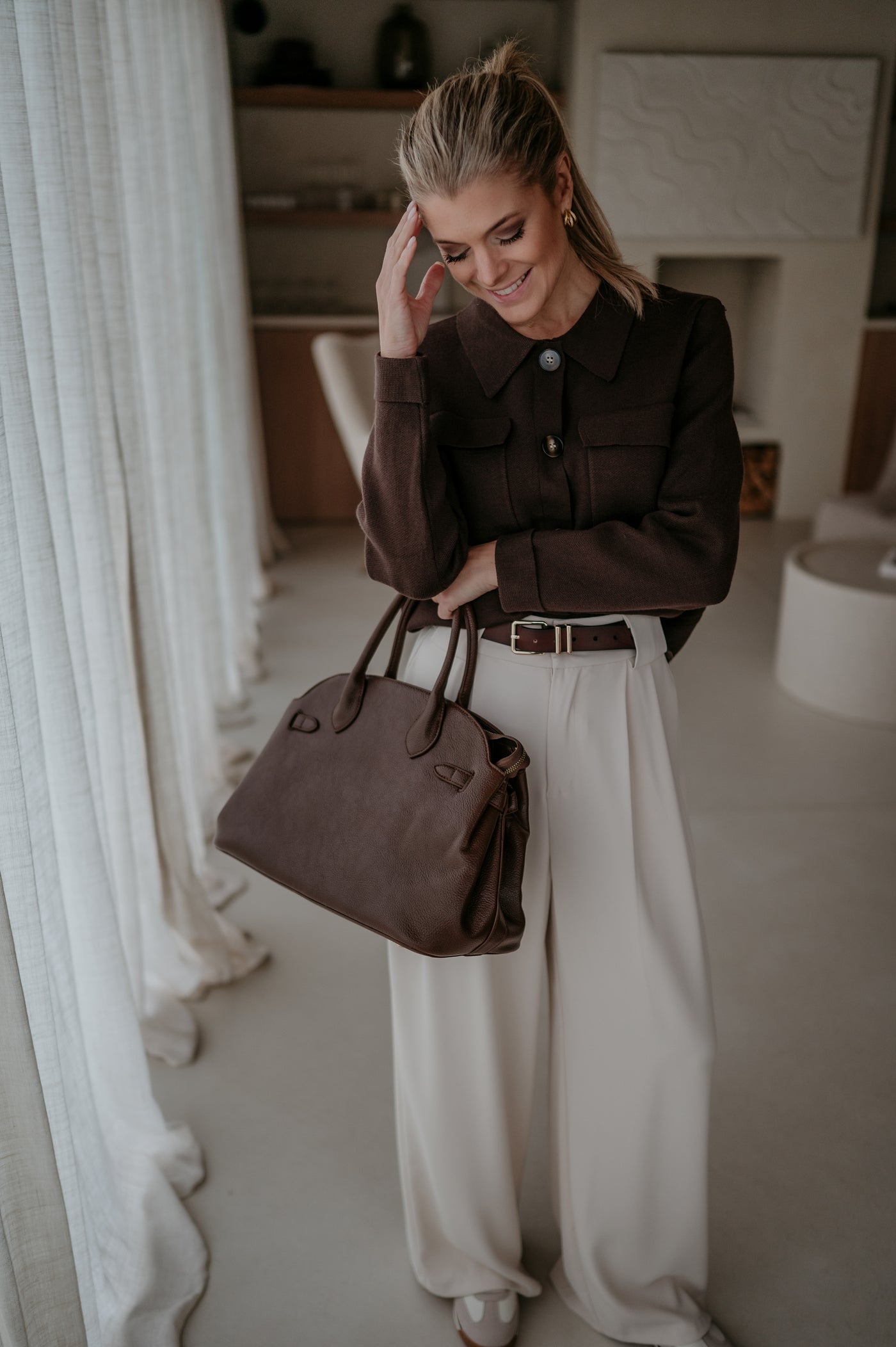 Insomma cardigan I Chocolate Brown