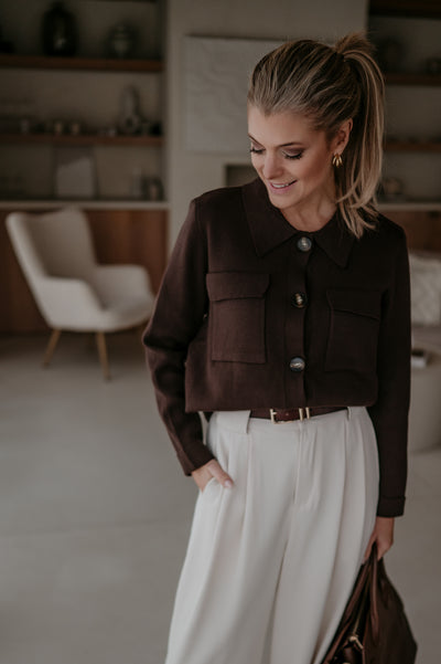 Insomma cardigan I Chocolate Brown