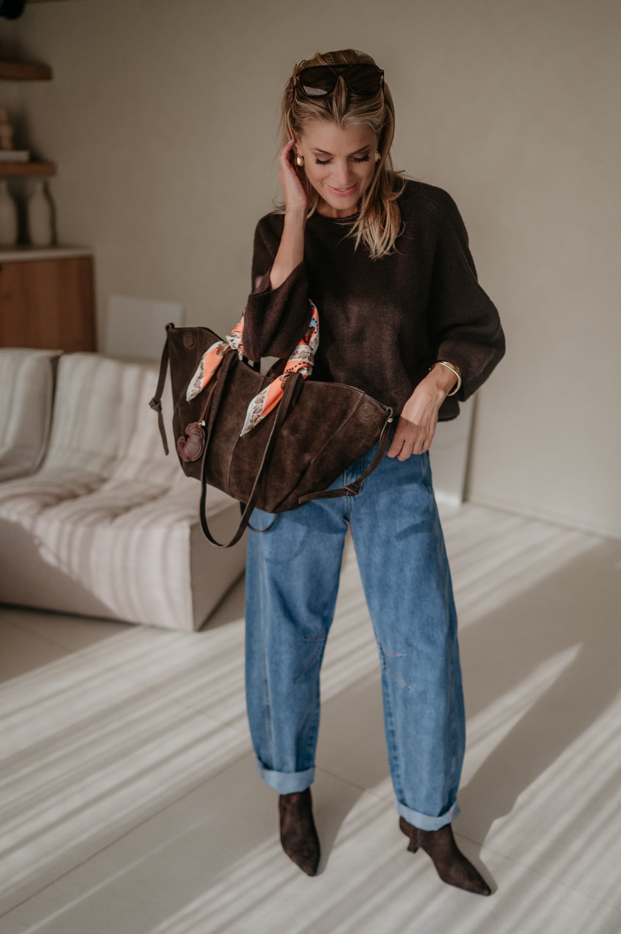 Frana knit I Chocolate Brown