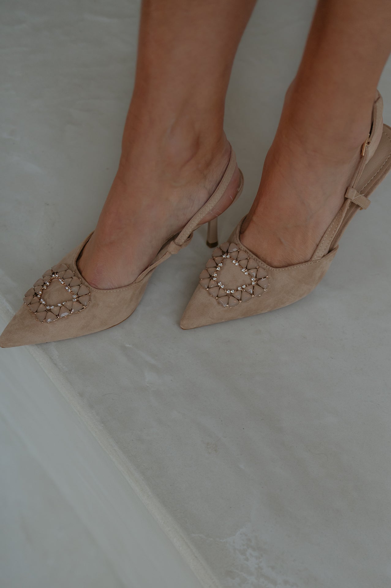 Bianco heels I Beige