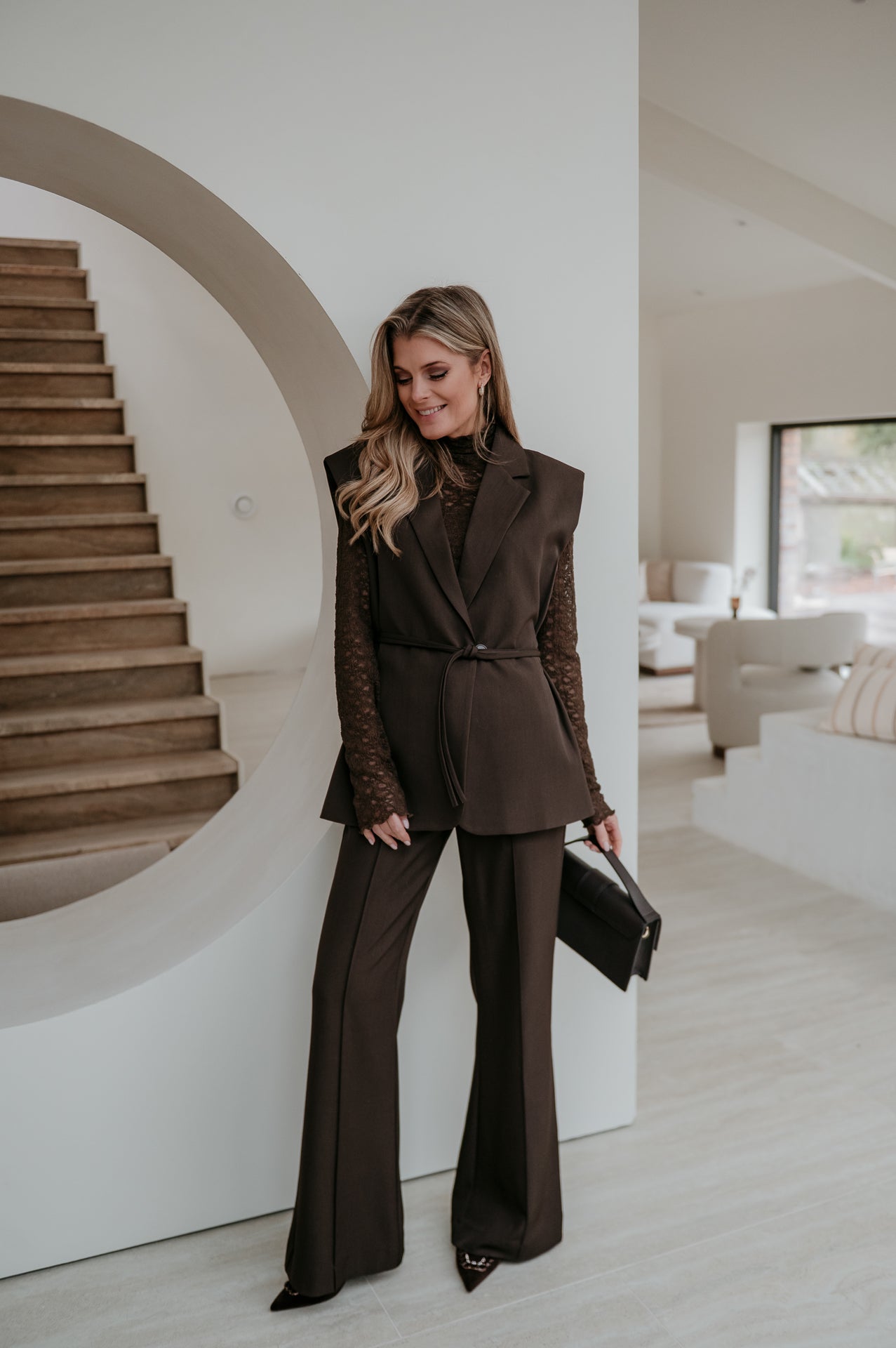 Trode blazer I Chocolate Brown