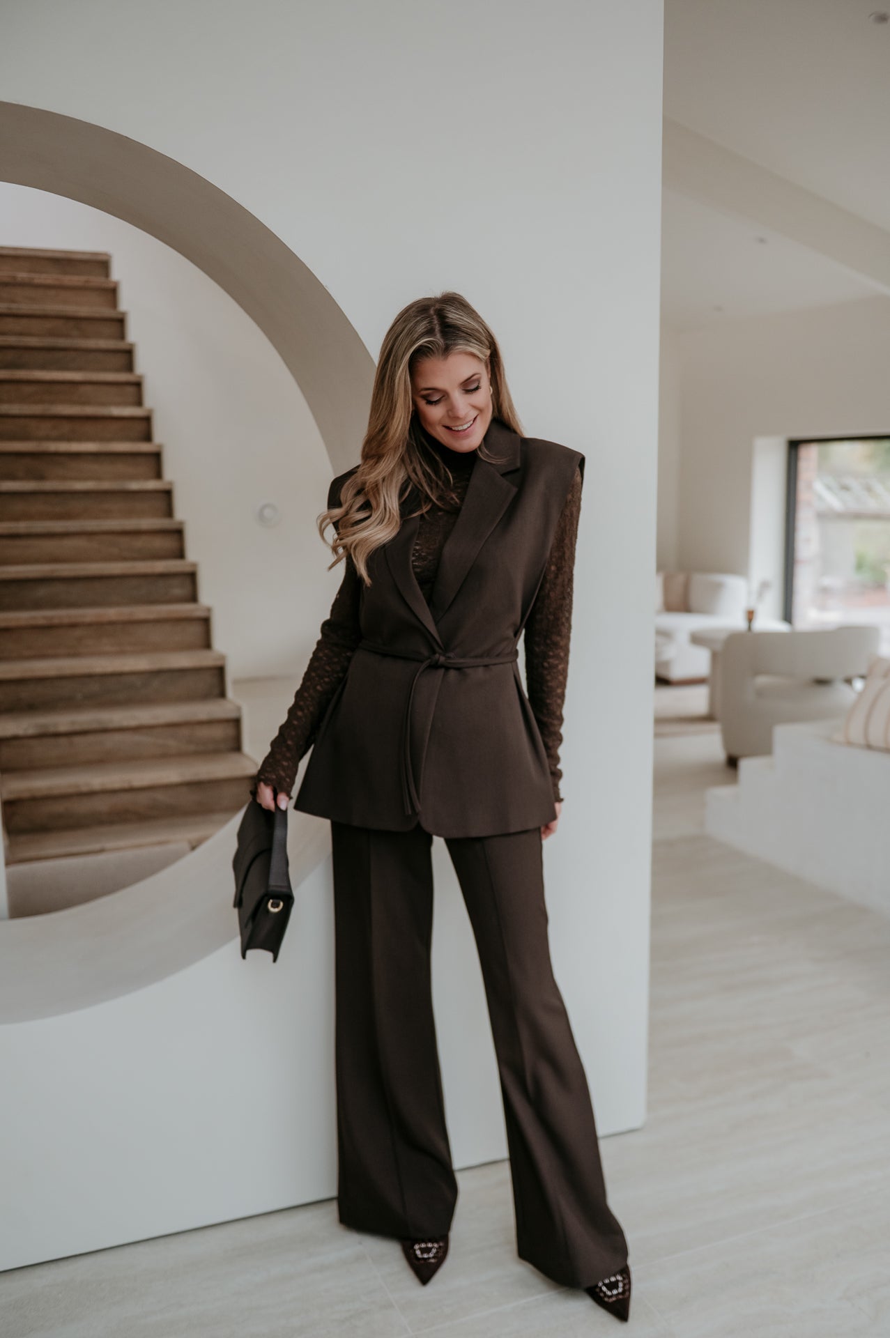 Trode blazer I Chocolate Brown