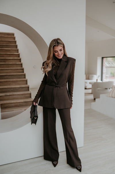 Trode blazer I Chocolate Brown