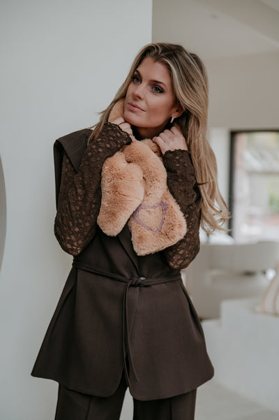 Stivuli scarf I Camel