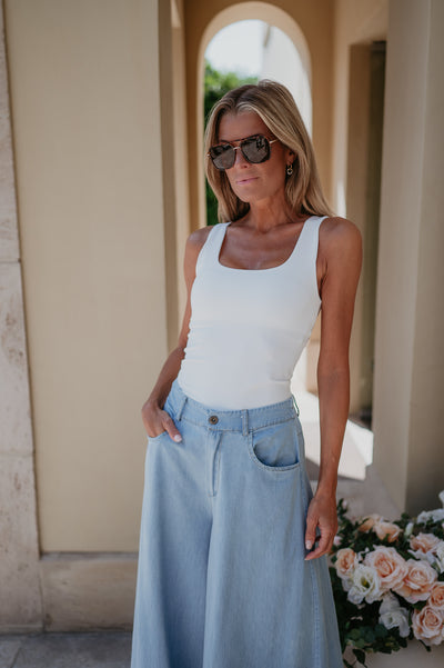 Flettere top I White