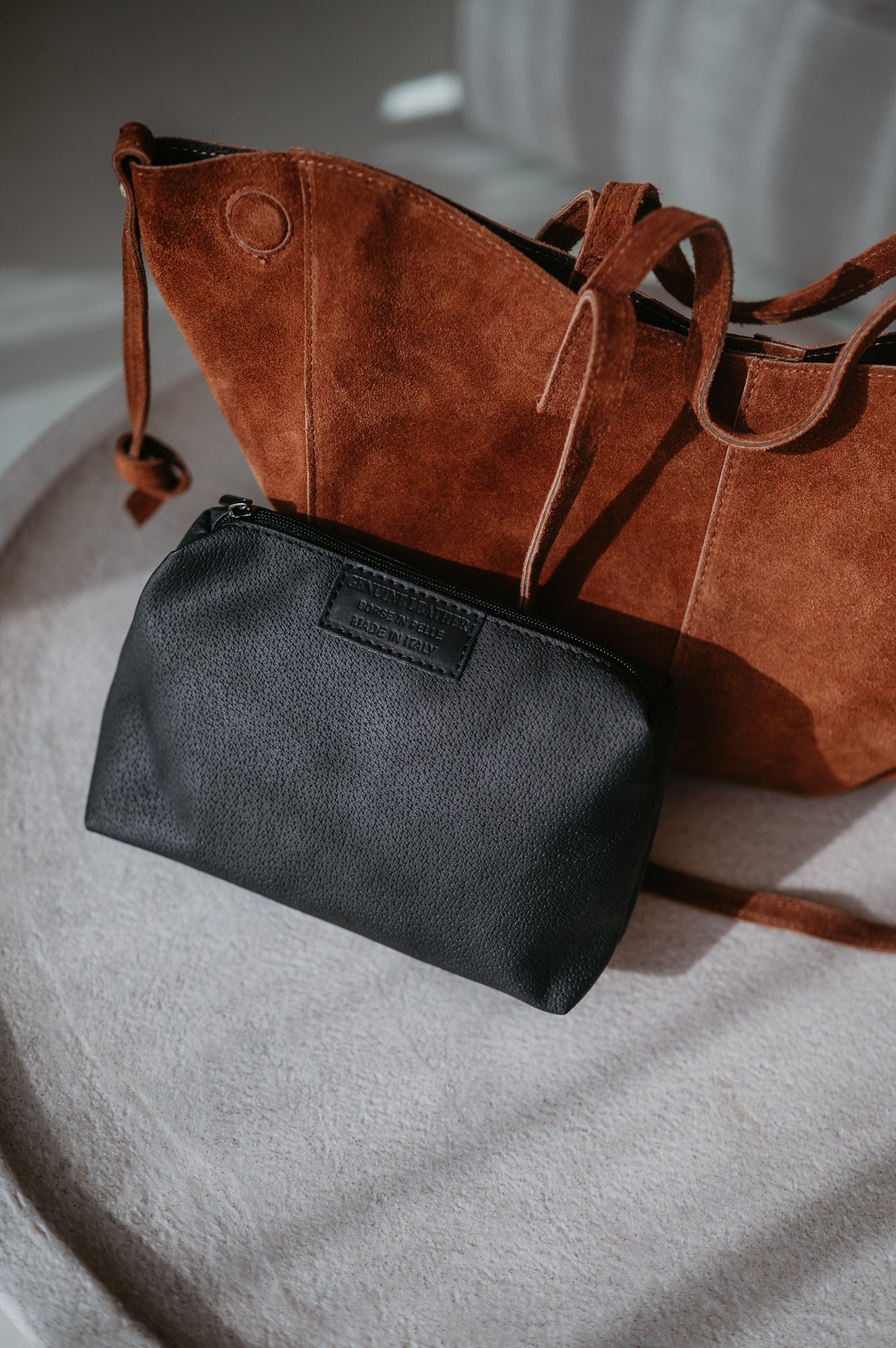 Ghirba handbag I Camel