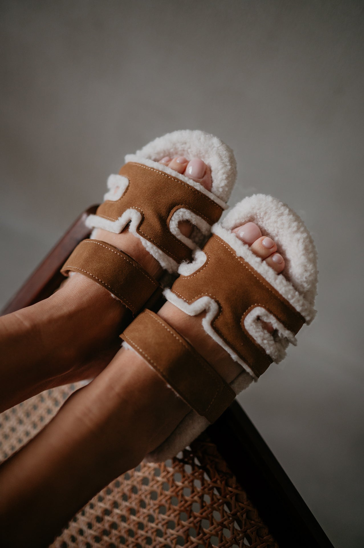 Attimo slippers I Camel