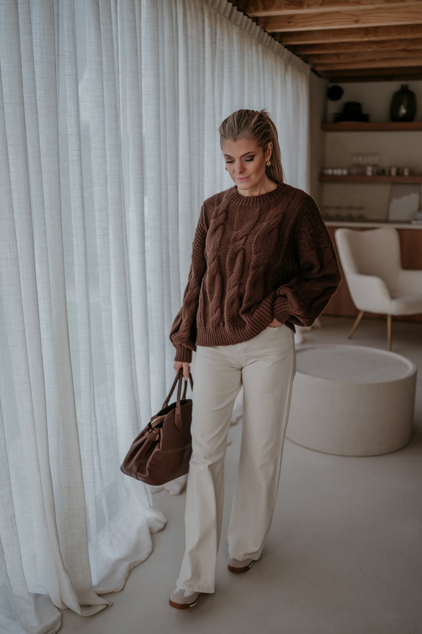 Cullare knit I Chocolate Brown