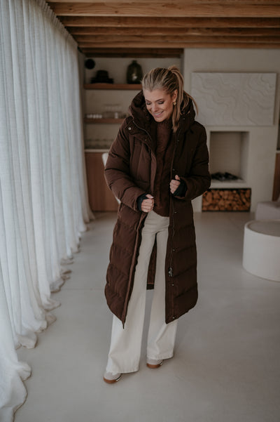 Affabile coat I Brown