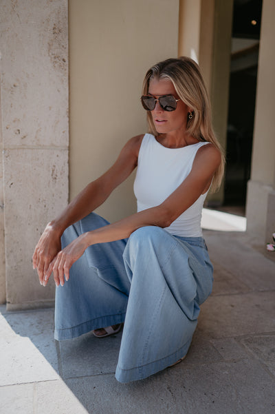 Flettere top I White