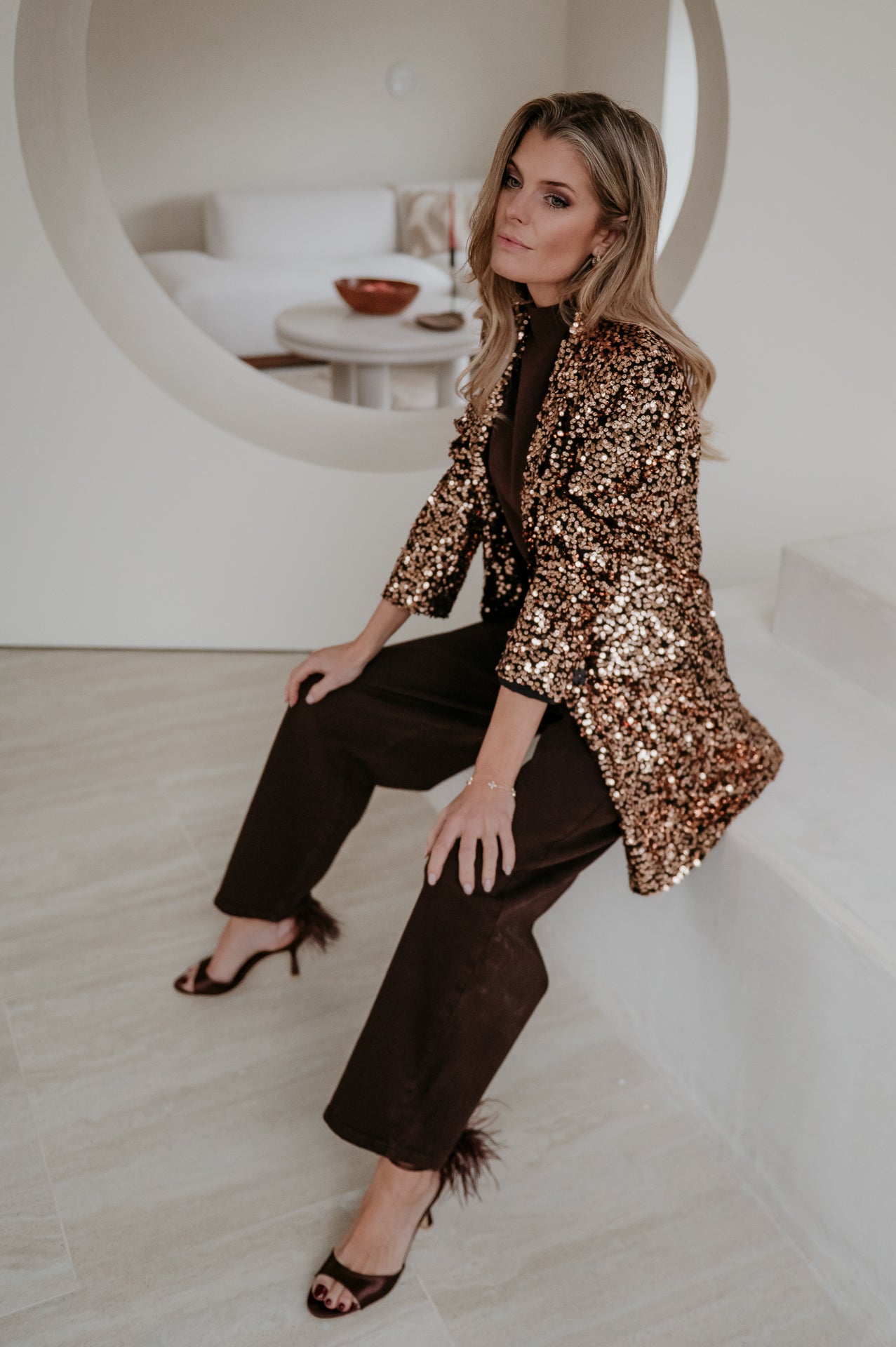 Nito blazer I Bronze