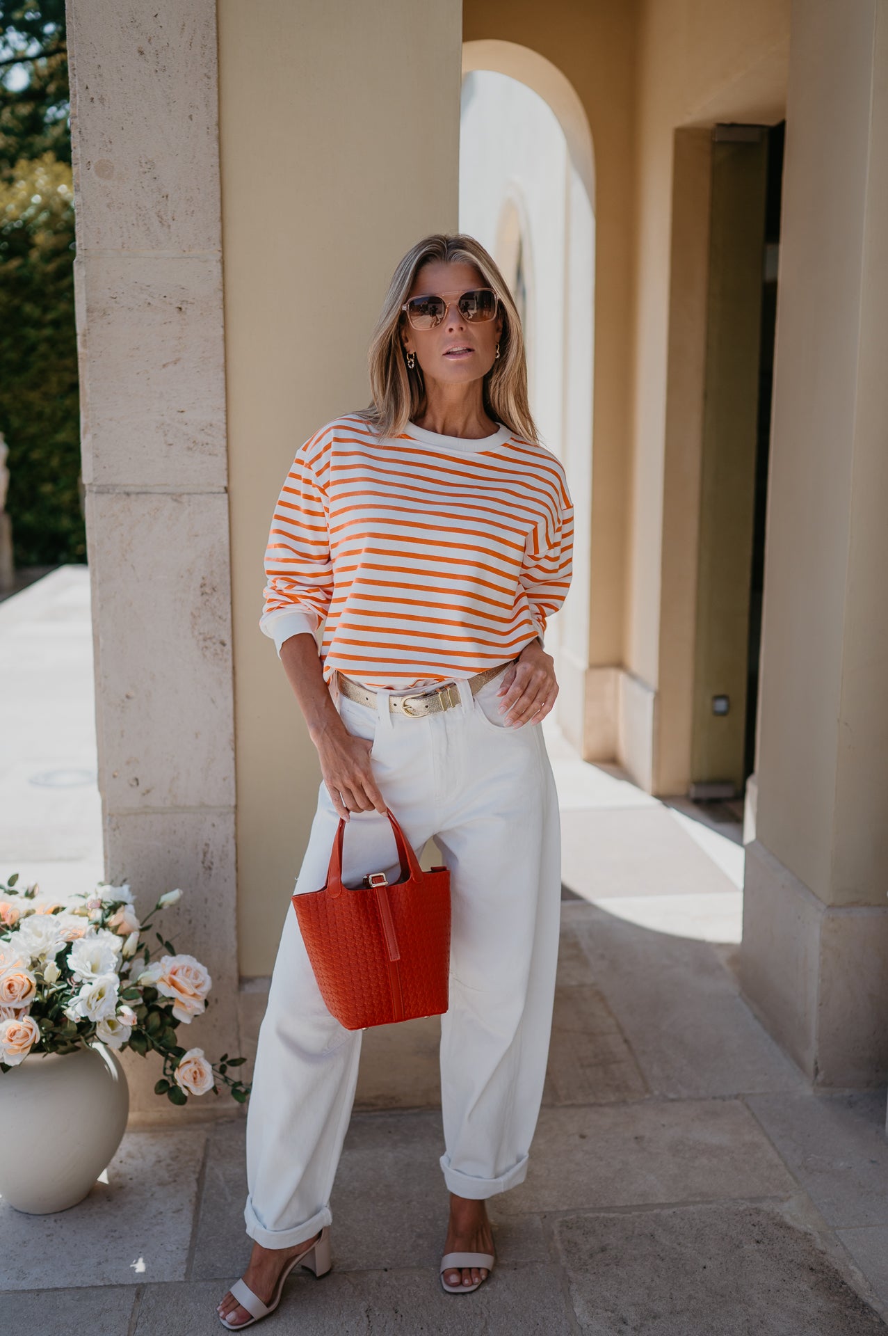 Abbruna sweater I Orange