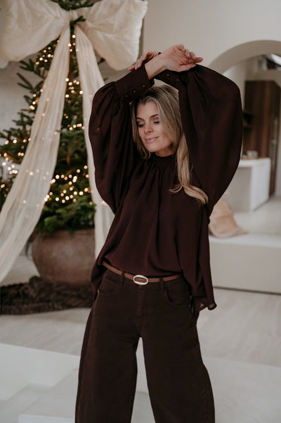 Crove blouse I Brown