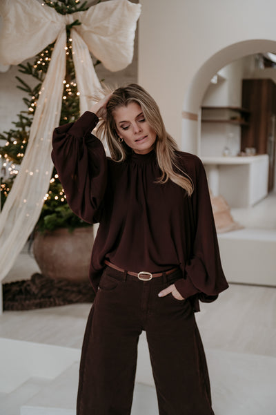 Crove blouse I Brown