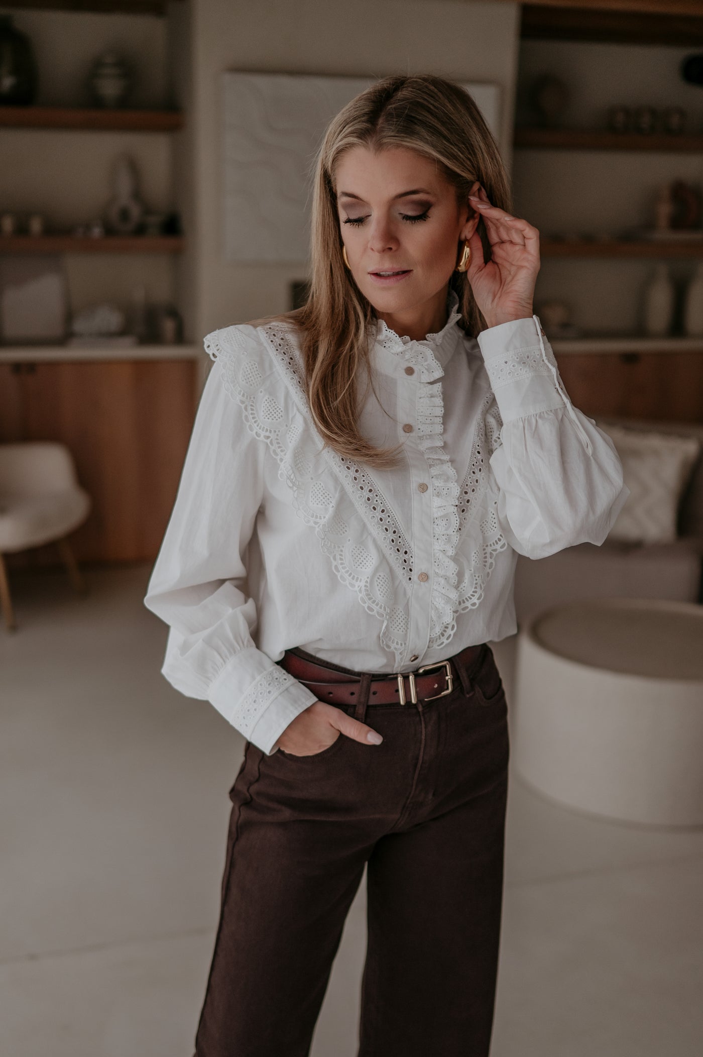 Zoppicare blouse I White