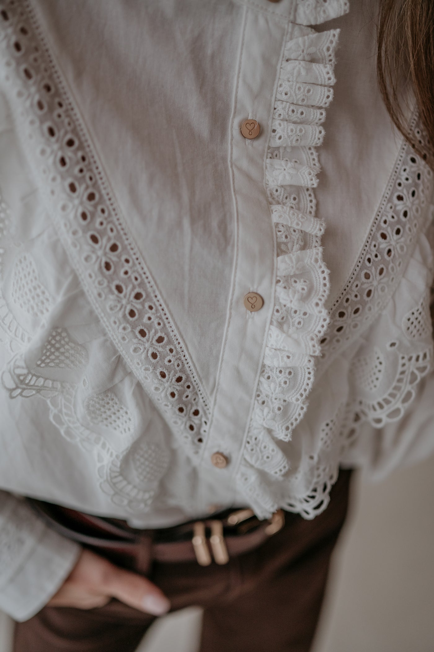 Zoppicare blouse I White