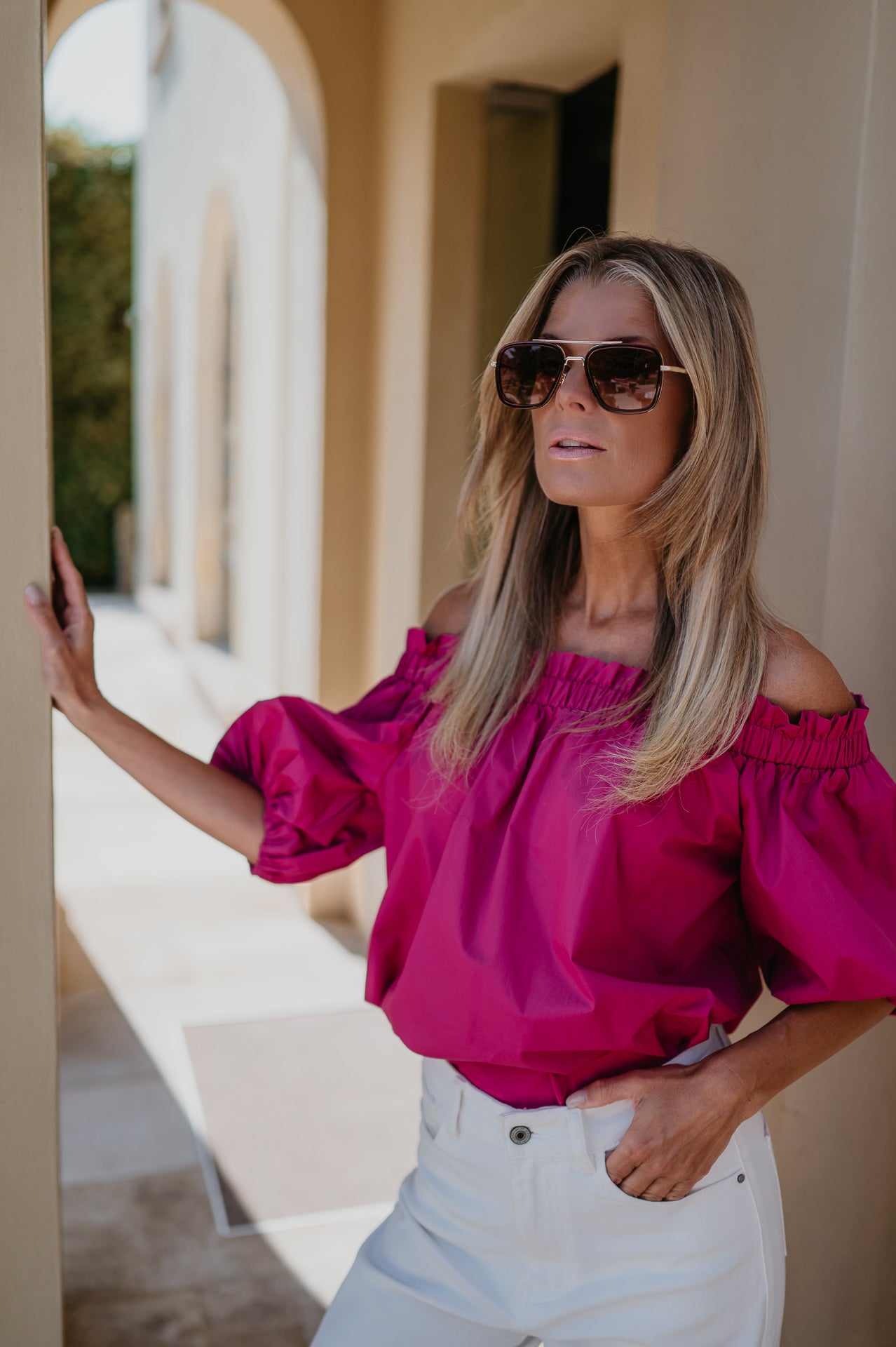 Scrisse top I Fuchsia