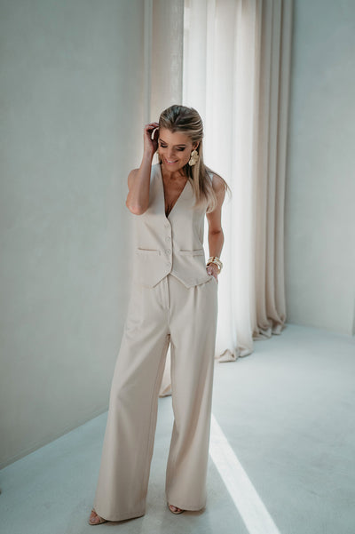 Palazzo set I Beige