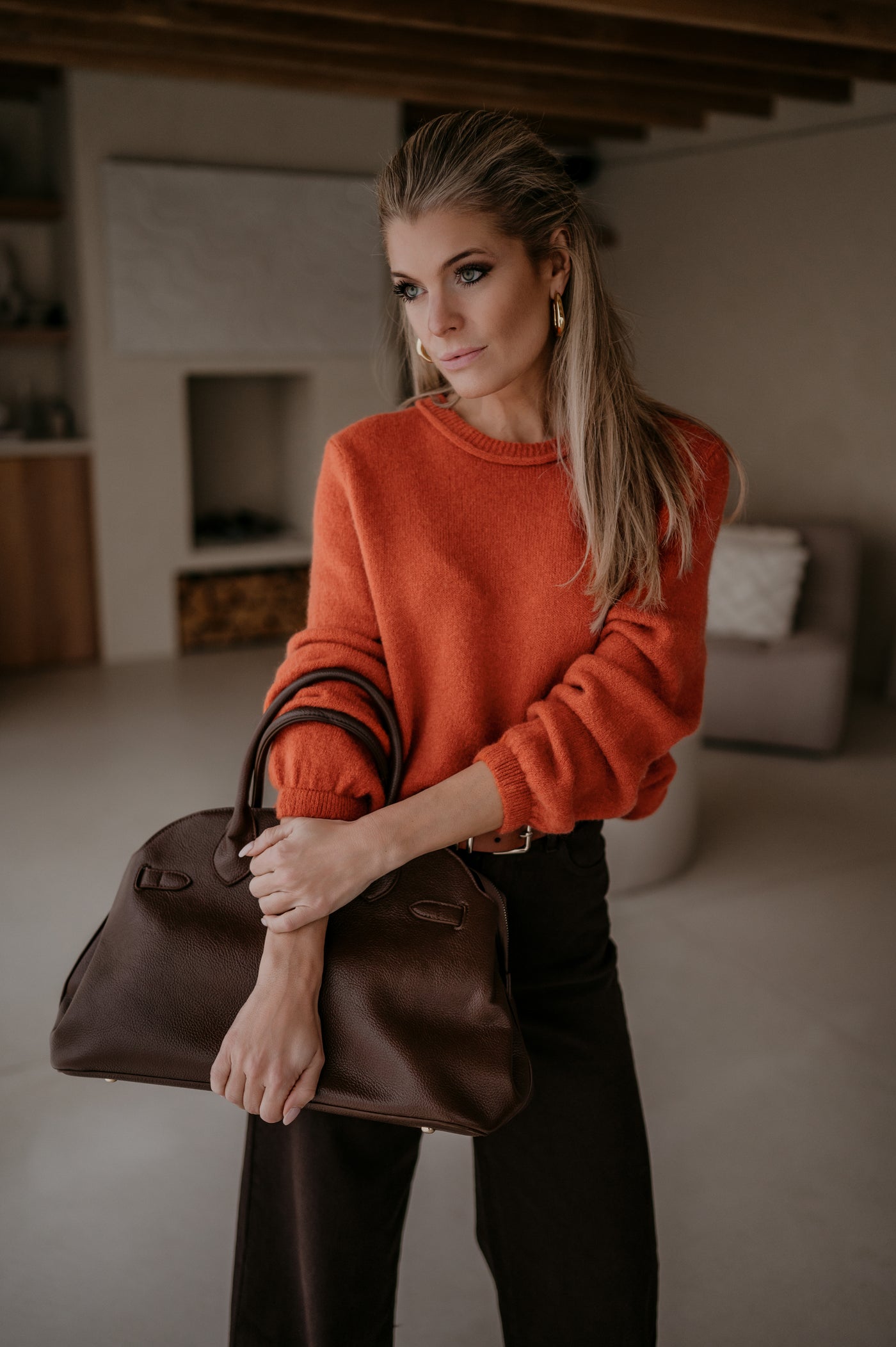 Placido knit I Terracotta