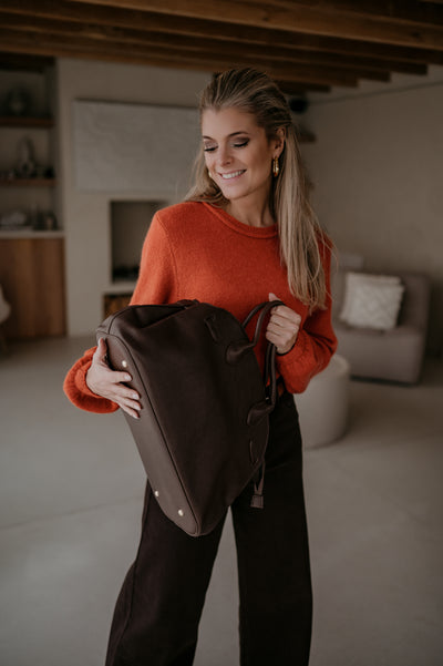 Placido knit I Terracotta