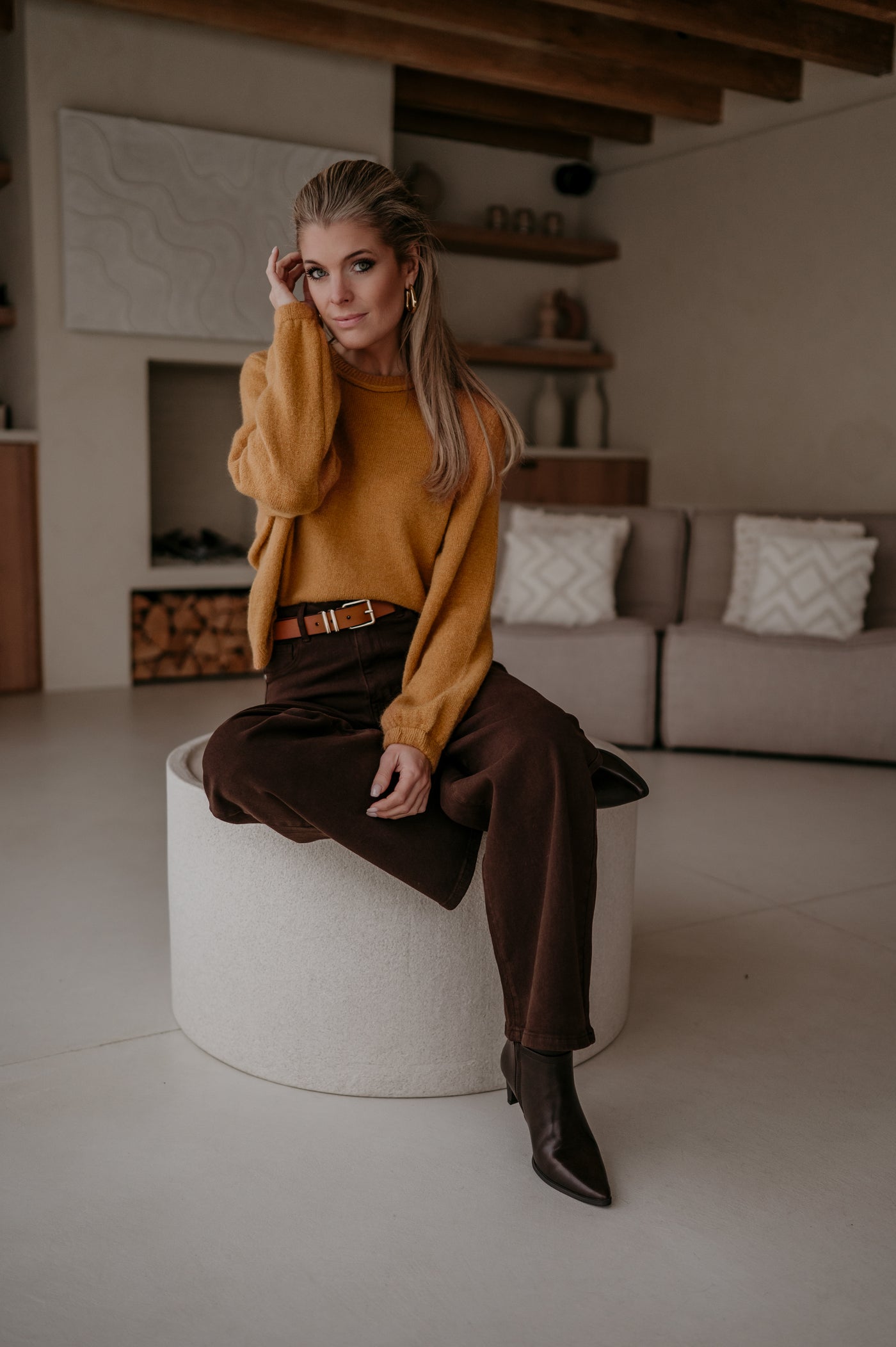 Placido knit I Camel